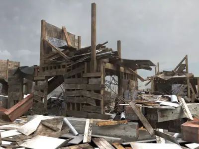 Building Debris 3D model