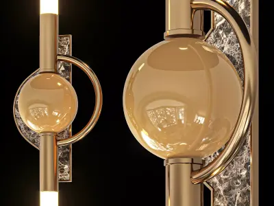 Dallas Wall Lamp 3D model