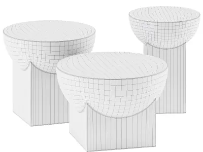 Mila Coffee Tables by Pulpo 3D model