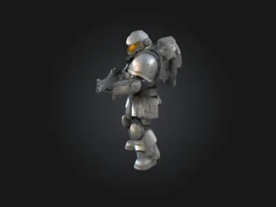 Doom Slayer  Highly Detailed 3D Printable Battle Figurine 3D print model