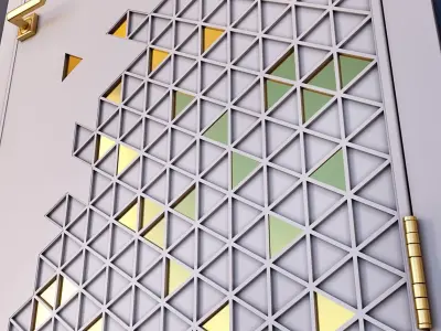 Unusual doors 3D model