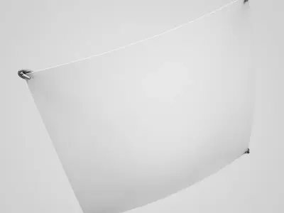 Flat Ceiling Lamp 27 3D model
