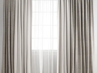 Curtain 372 3D model