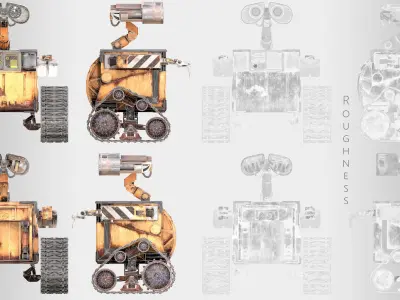 Wall-E Low-poly 3D model