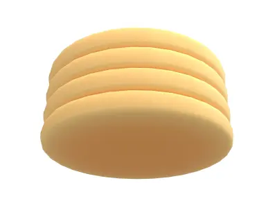 Pancake v4 004 Low-poly 3D model