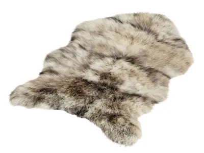 Bedside rug 3D model