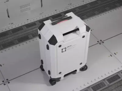 Sci-Fi Suitcase 3D model