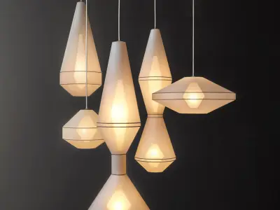 Pendant light 3D model 3