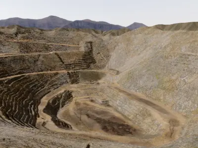  Photorealistic Open Cast Mine 8K Scene Terrain 