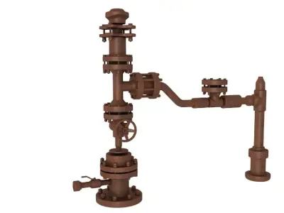 Oil Pump Stuffing Box 3D model