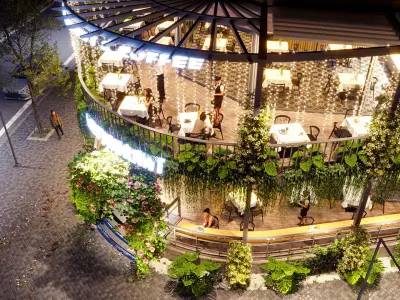 Exterior Restaurant -House Design - Vray for Sketchup 3D model