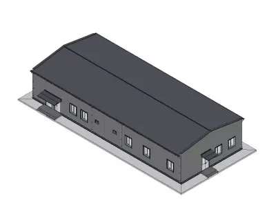 Industrial Building 03 3D model