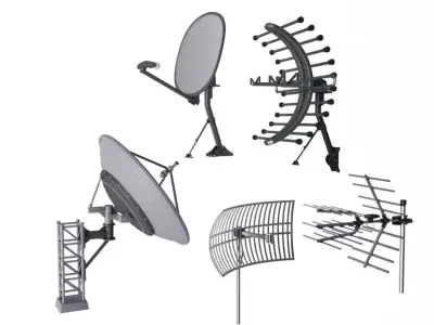 Antennas Collection 3D model