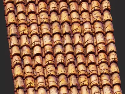 Stylized Roof Seamless Texture Texture