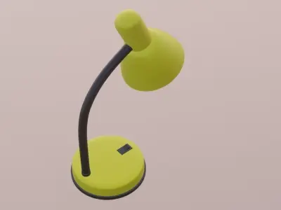 Simple desk lamp 3D model purchase