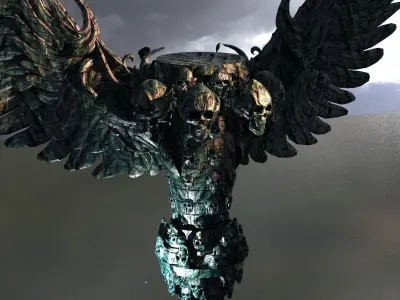 Scull arbiter Death island 3D model