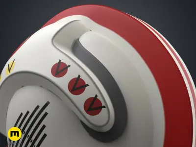 Luke Skywalker X-Wing Pilot Helmet - Star Wars 3D print model