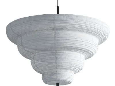 Pendant Kyoto 60 White 3D model