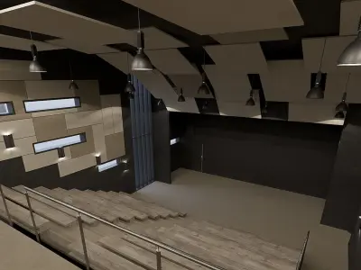 Arts Theatre Auditorium  3D model