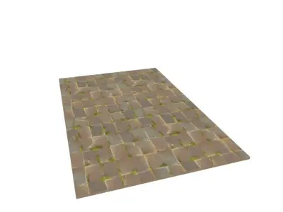 tiled floor Free low-poly 3D model
