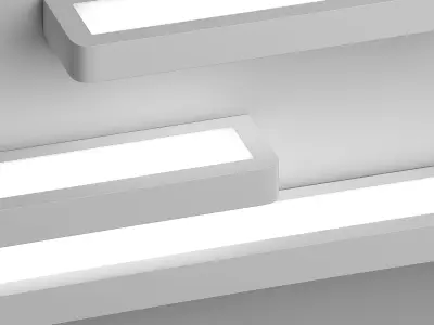 Panel Wall Lamp by Hanging Lamp 3D model
