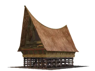 Rumah Adat Bolon - Batak 3D model