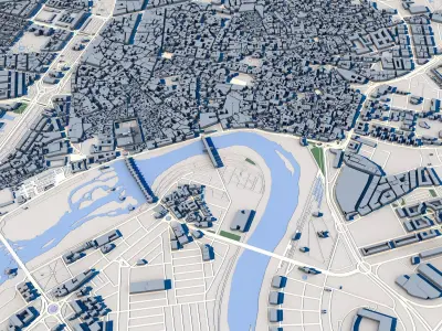 Cordoba City Spain 3D model purchase