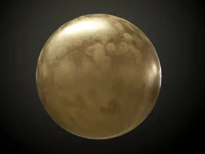 Metal Dirty Bronze PBR Texture Texture