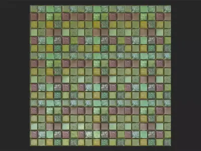 Green Tiles 2 - Texture Texture