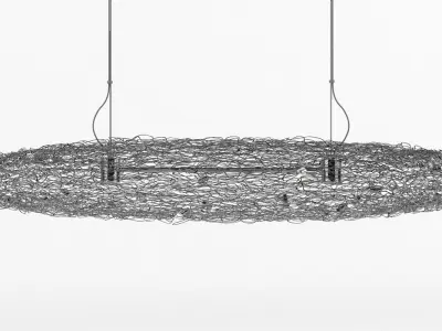 Brand Van Egmond Crystal Waters Chandelier 3D model