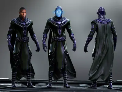 Kang the Conqueror Low-poly 3D model