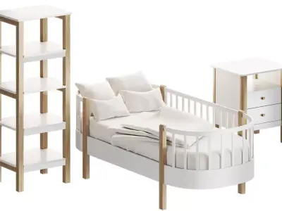 Childrens furniture set Classic by Hoff 3D model