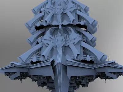 Monolith Halls  3D model
