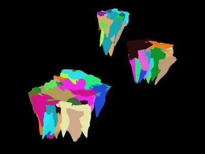 Dragon Hall - Left Cliff 0231 3D model