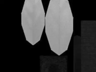 Tropical Leaves Tree Low-poly 3D model