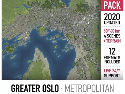 Oslo Metropolitan 3D Model Pack