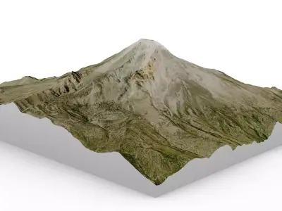 Mount Orizaba 3D model