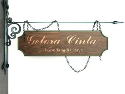 Vintage Signage 003 3D model