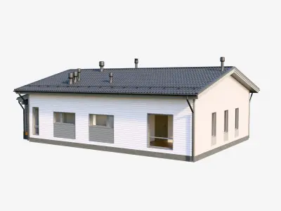 Nordic house 3D model
