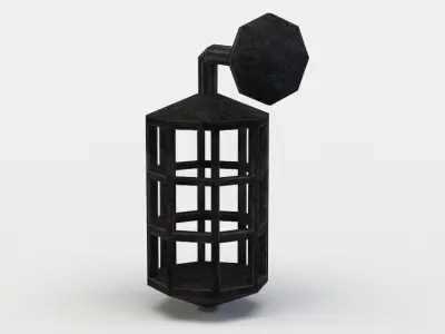 Tavern lamp Low-poly 3D model purchase