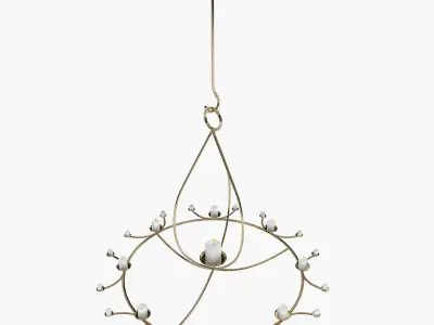 Chandelier Low-poly 3D model shop
