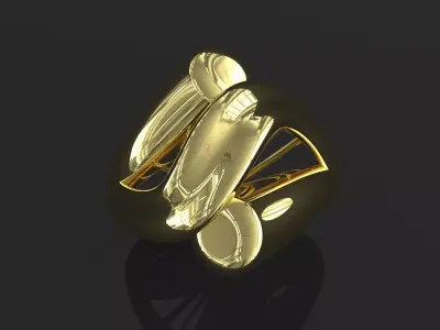 ring jewellery jewelry  3D print model