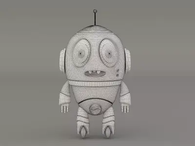  Robot cartoon 3d Design Funny 3D model