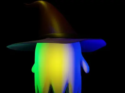 Ghost Low-poly 3D model buy