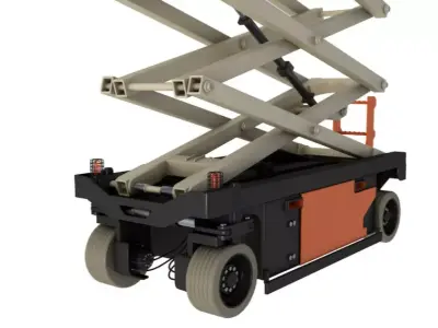 Scissor Lift 3D model 4