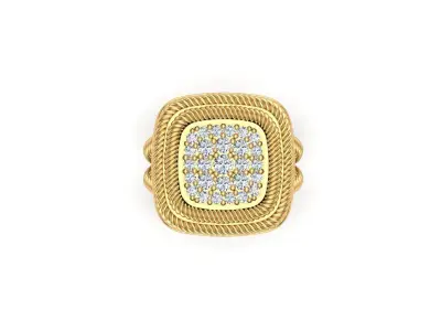 Jewelry ring 366 3D print model