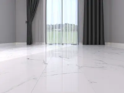 Marble Floor Classic Calacatta White Set 2 Texture