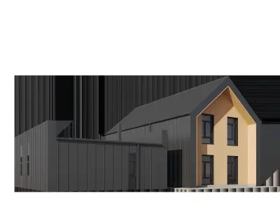 Modern house 3D model