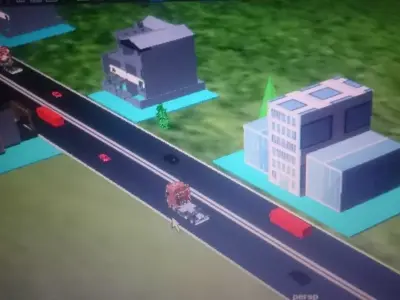 city street 3D model