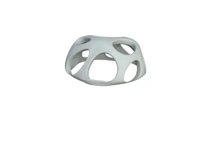 SciFi Cube Object No 47583 Low Poly Shape Low-poly 3D model